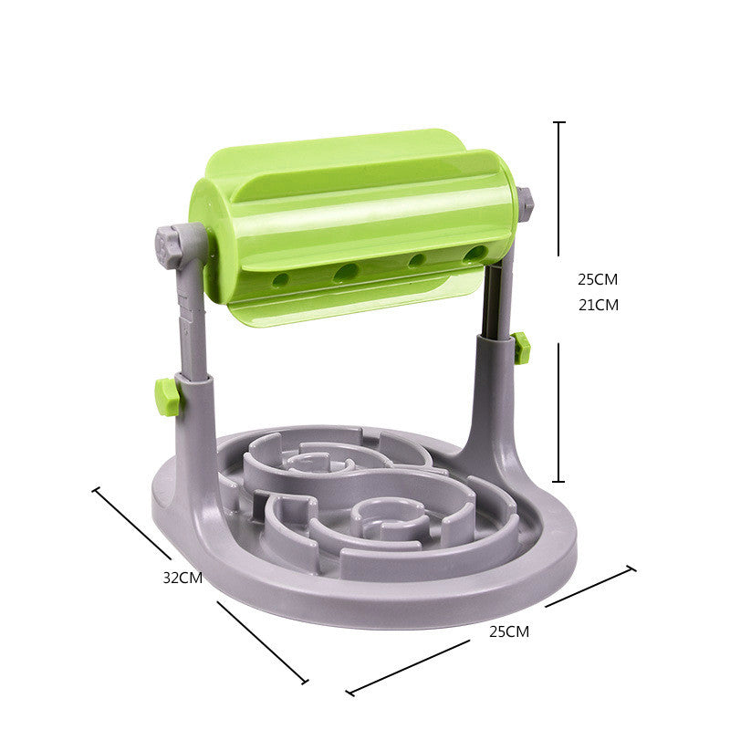 Cat And Dog Bowl Toy Drum Type Food Leakage Device