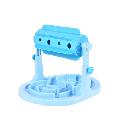 Cat And Dog Bowl Toy Drum Type Food Leakage Device